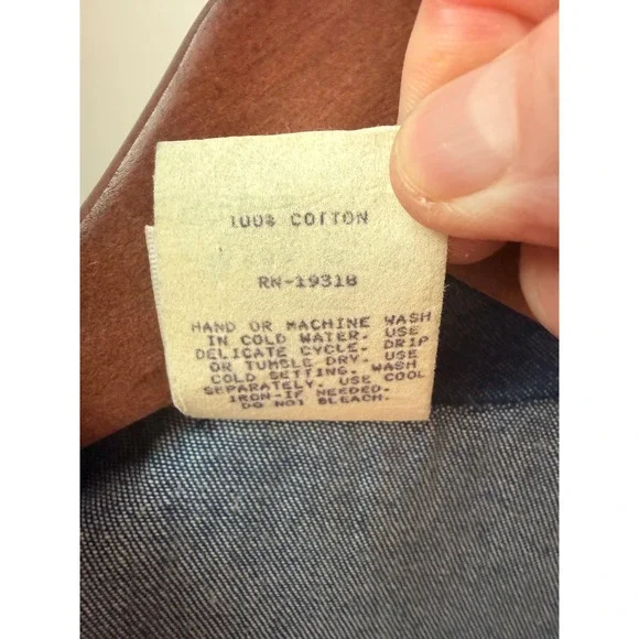 Vintage Denim Vest Embellished Pewter Charms Floral Appliqué Size 14 - Picture 8 of 10